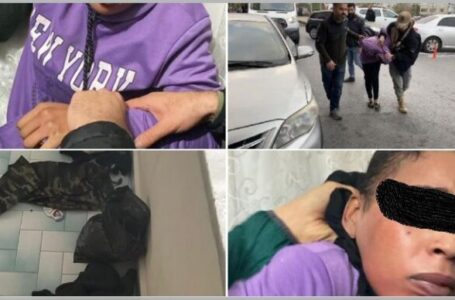 Момент од апсењето на жената, осомничена дека ја поставила бомбата во Истанбул, која уби шест, а рани 81 лице