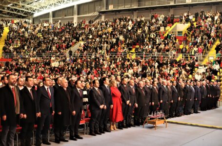 Обраќање на Шентоп на главната церемонија по повод „21 Декември – Денот на наставата на турски јазик“