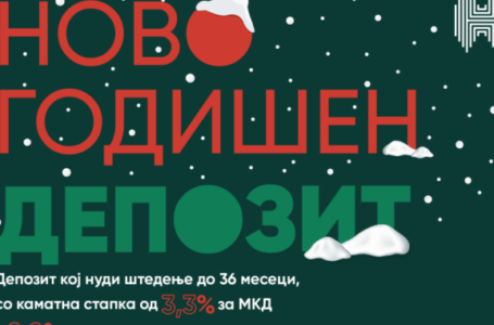 Замисли желба, штеди и исполни ја со Новогодишниот Промо депозит на Халкбанк