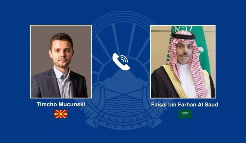Муцунски телефонски разговараше со шефот на дипломатијата на Саудиска Арабија