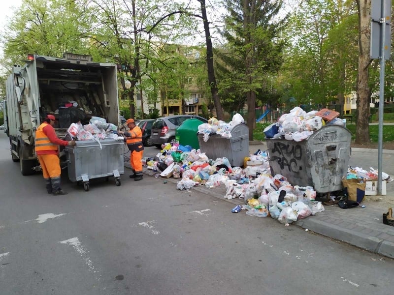 Комунална хигиена синоќа подигнала 350 тони отпад