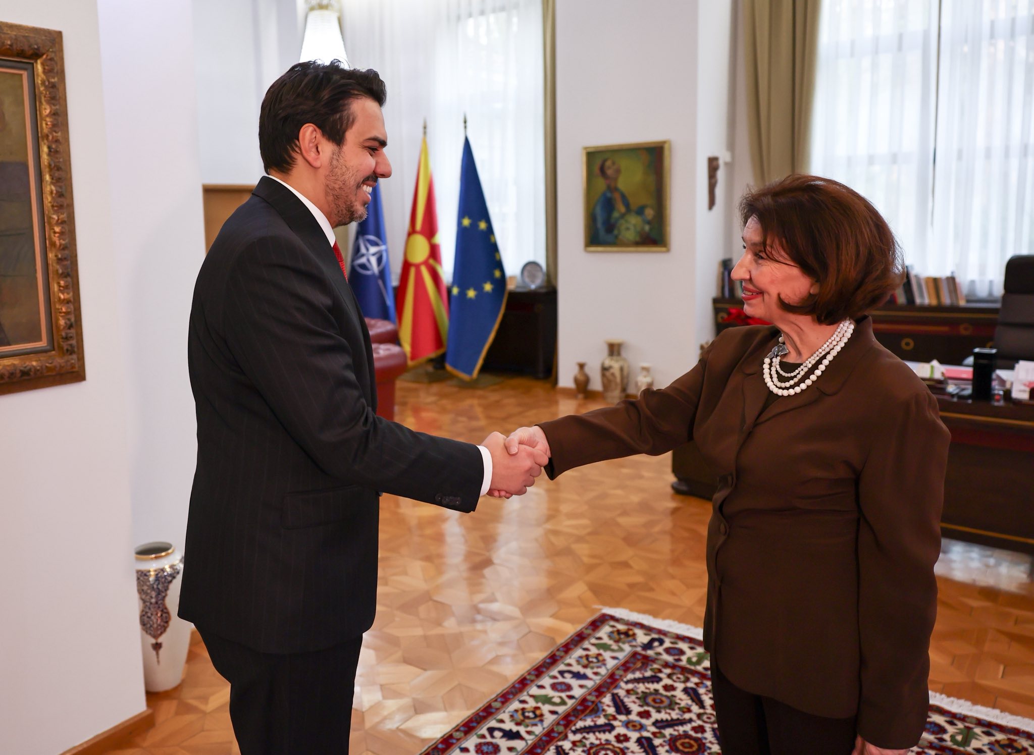 Претседателката Давкова, го прими претседателот на ТИКА, Абдуллах Ерен