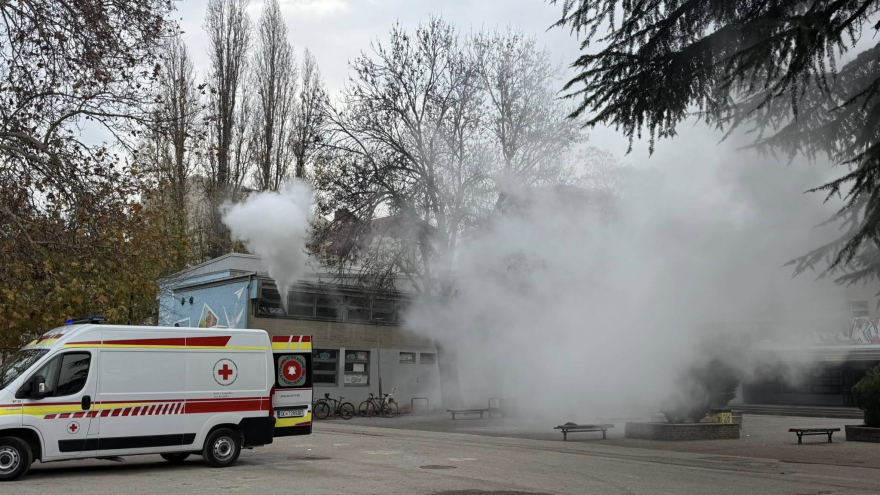 Симулациска вежба за евакуација при земјотрес и пожар во „Песталоци“