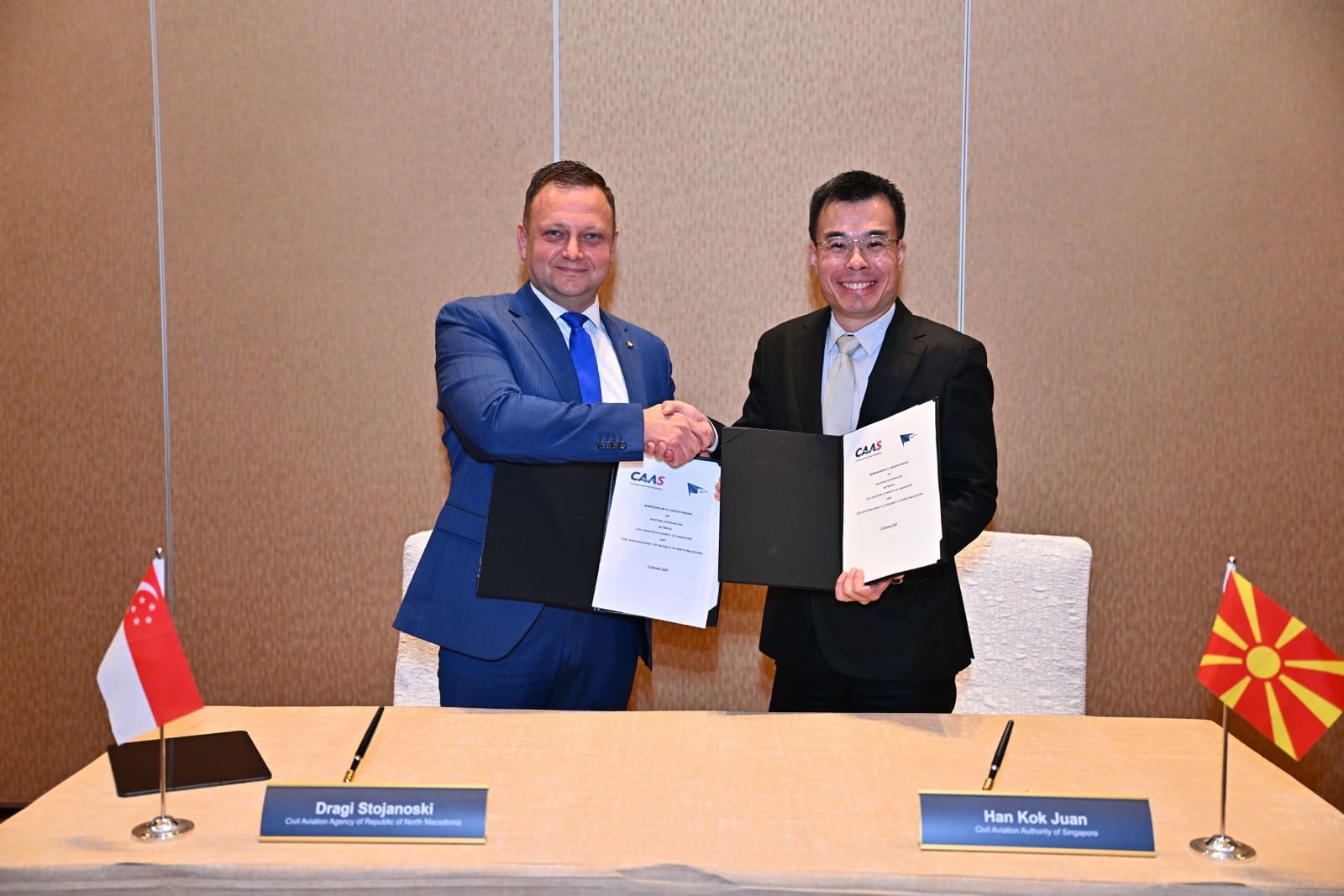 Македонското небо се врзува со Сингапур: Потпишан стратешки меморандум