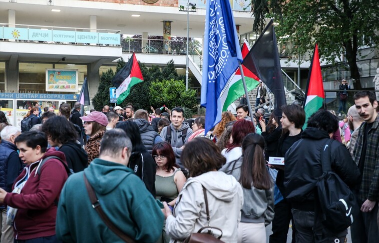 Демонстранти во Србија повикаа на бојкот на Евровизија поради учеството на Израел