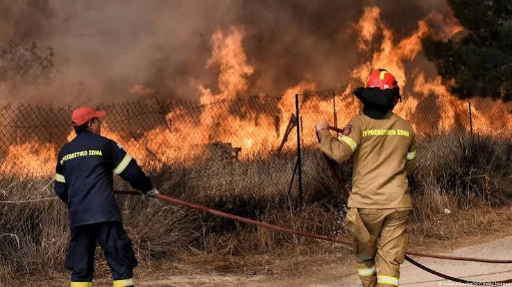 Два големи пожари во Грција, пожарникарите со часови се борат со пламените